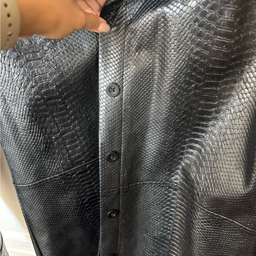 Babaton leather jacket - Picture 5 of 7